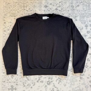 Topman Premium Textured Crewneck Sweater